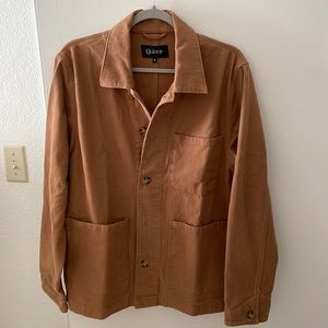 Quince Button Down Stretch Twill Jacket
